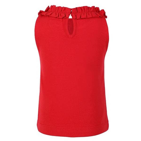 RED HEART SHAPE PRINT TANK TOP