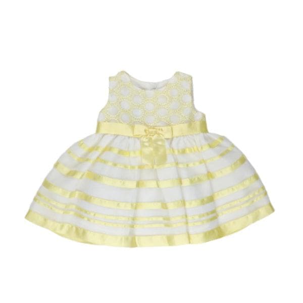EMBROIDERED RIBBON DRESS
