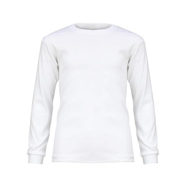 WHITE L/S UNDERSHIRT
