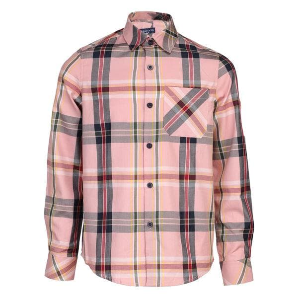 PEACH CHECK SHIRT