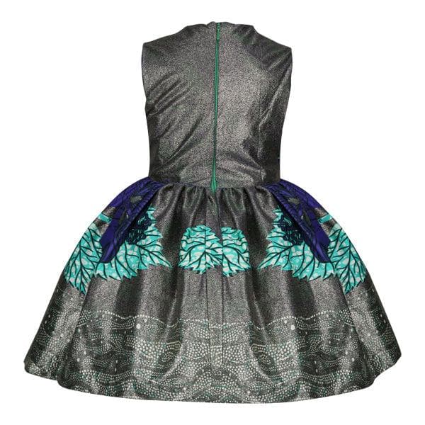 GREY ANKARA DRESS
