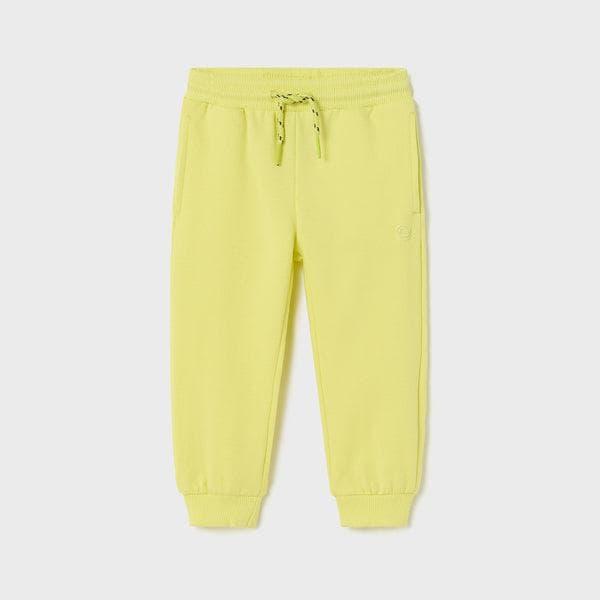 YELLOW CUFFED FLEECE JOGGERS