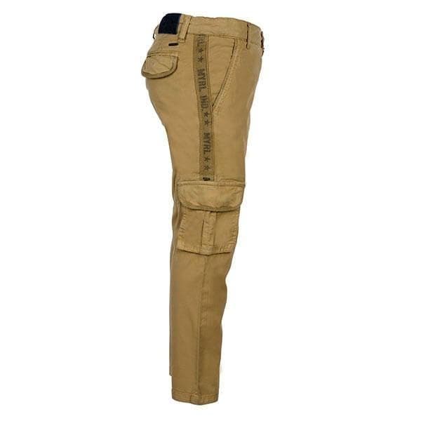 BROWN REGULAR FIT CARGO PANT