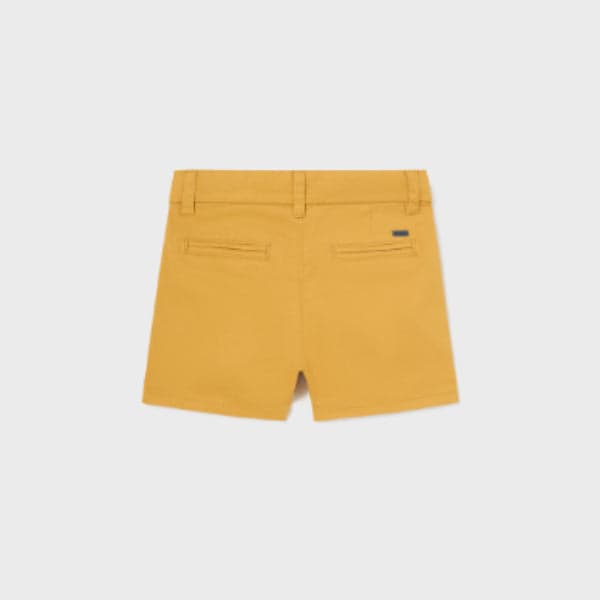 MUSTARD CHINO TWILL SHORT