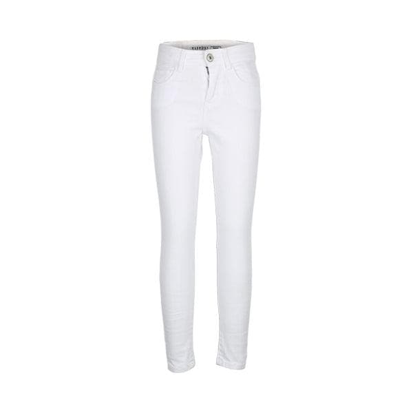 WHITE GIRLS SLIM DENIM TROUSER