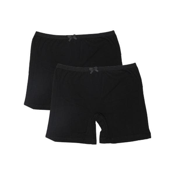 2 PIECE BLACK BOXER BRIEFS
