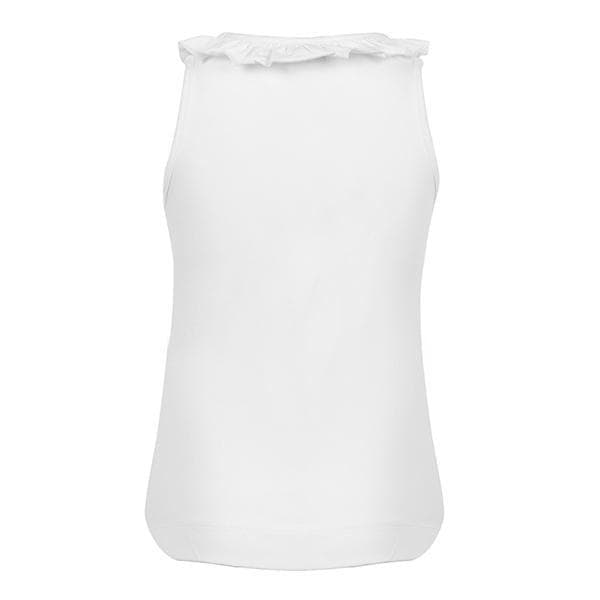 WHITE/PETUNIA COTTON T-SHIRT