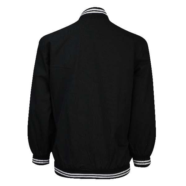 BLACK STRIPE BOMBER JACKET