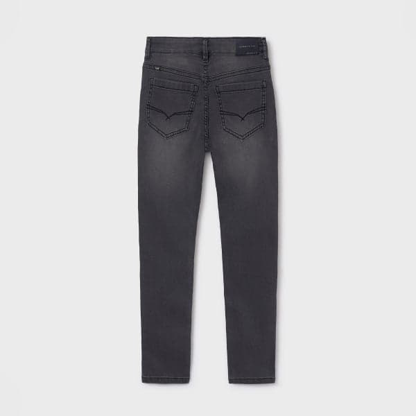 DARK GREY DENIM TROUSER