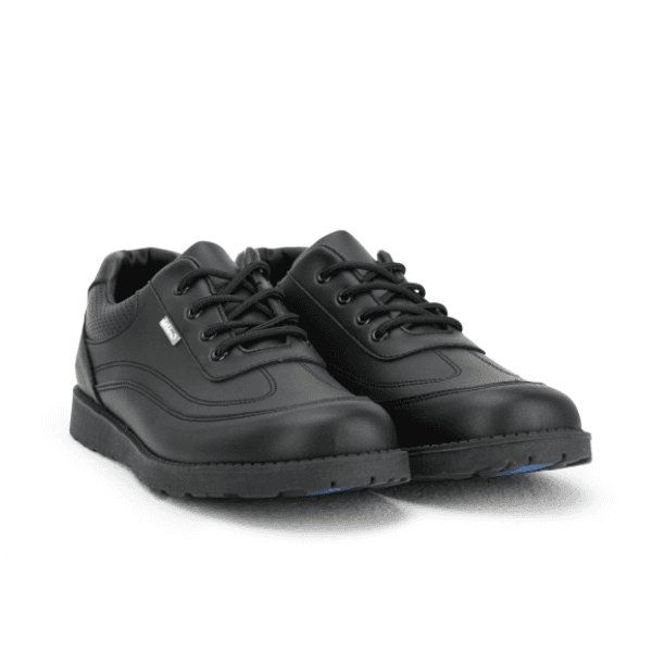BLACK LACE UP SCHOOL SHOES