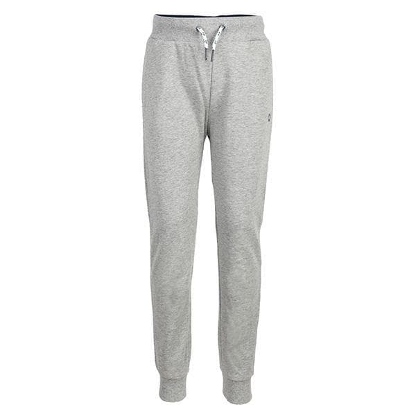 GREY BASIC FLEECE CUFFED JOGGERS