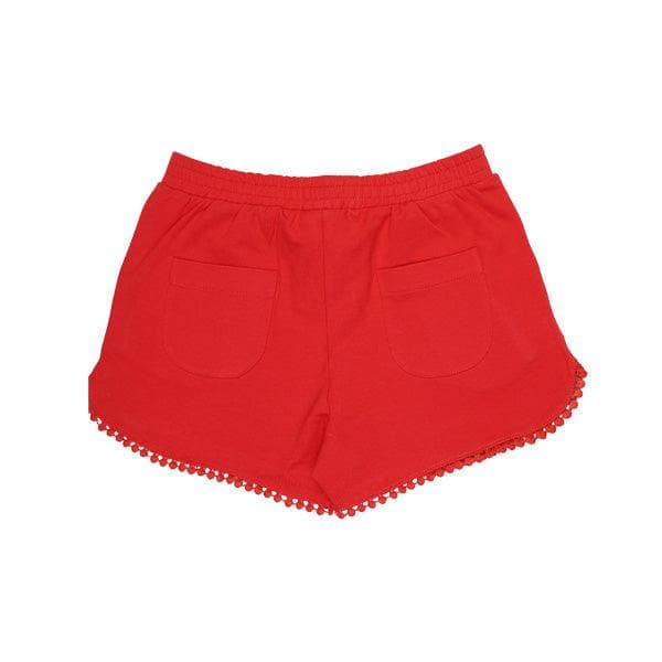RED BASIC SHORTS