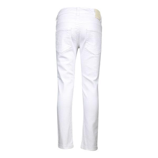 WHITE SLIM FIT DENIM TROUSER