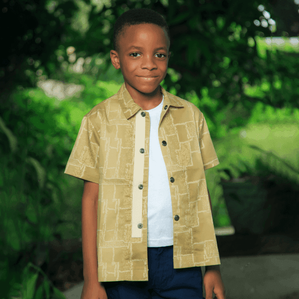 GOLDEN OLIVE SHORT SLEEVE SHIRT Image