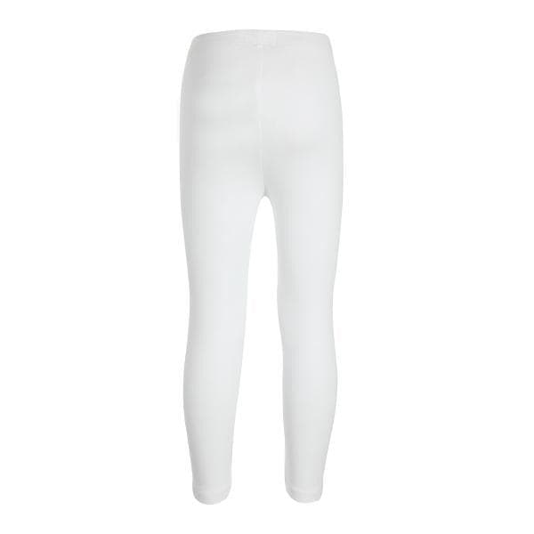 WHITE BASIC SHORT LEGGINGS
