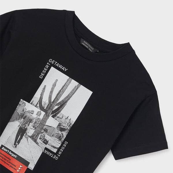 BLACK S/S T-SHIRT