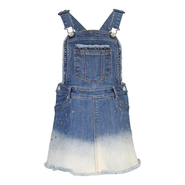 DENIM BLUE SKIRT DUNGAREE