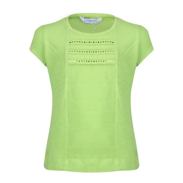 GREEN S/S ROUND NECK T-SHIRT