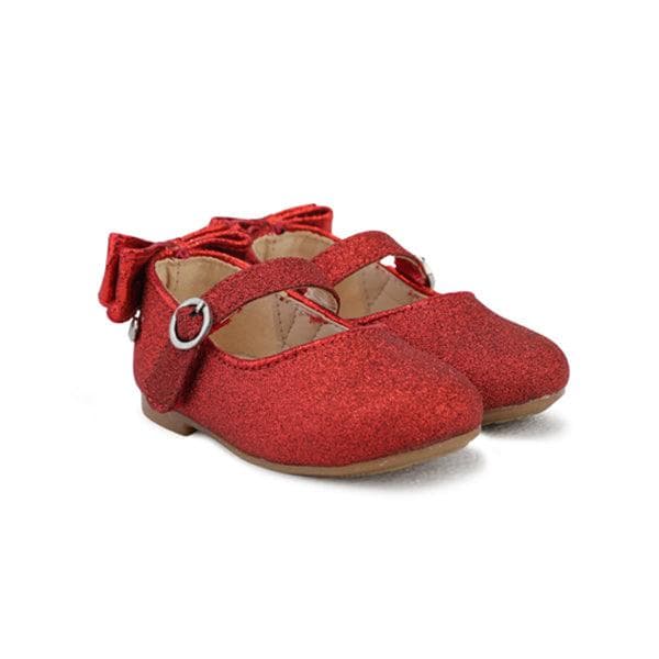 RED GLITTERY FORMAL SHOES