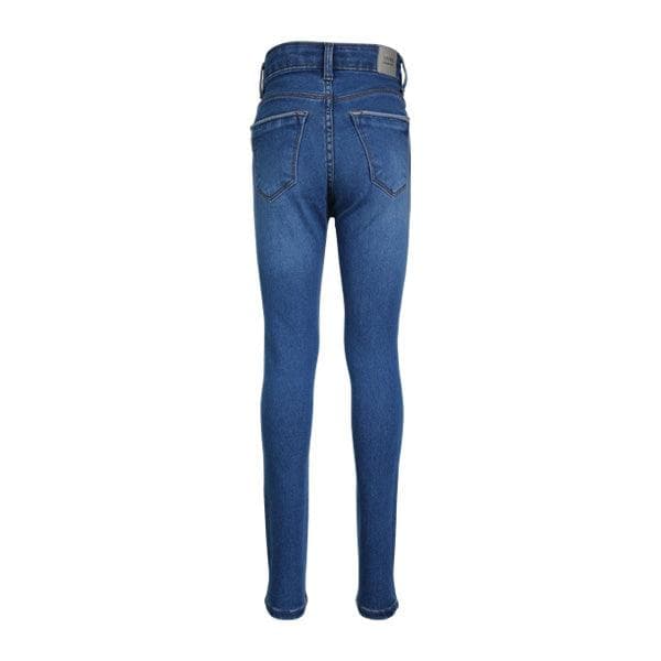 DENIM BLUE GIRLS SLIM FIT TROUSER