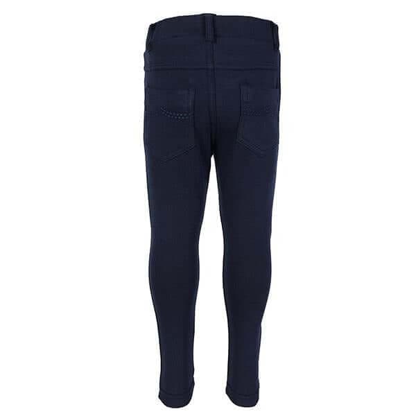 NAVY BASIC KNIT PANTS