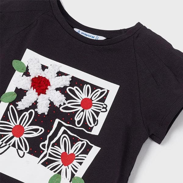 BLACK GRAPHIC T-SHIRT