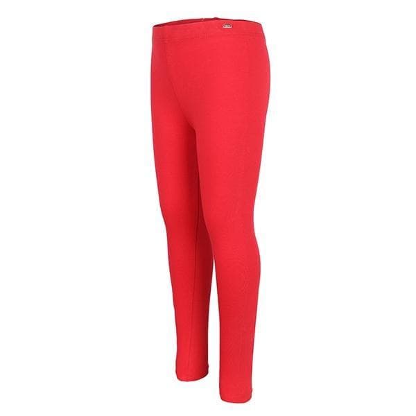 RED LONG BASIC LEGGINGS