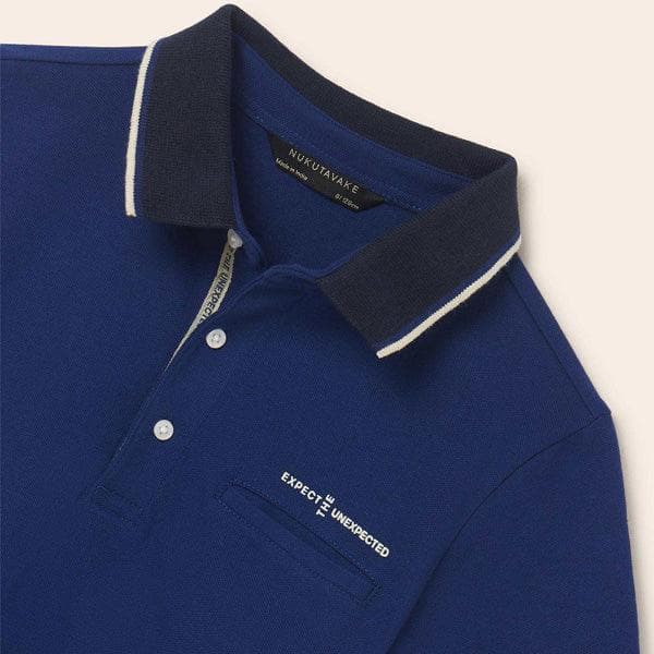 BLUE SHORT SLEEVE/POLO T-SHIRT