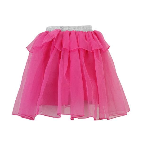 MULTICOLOUR SKIRT SET  WITH HAIR BOW