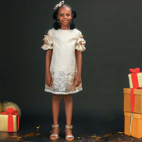 OMUMU DRESS WITH HAIRBOW