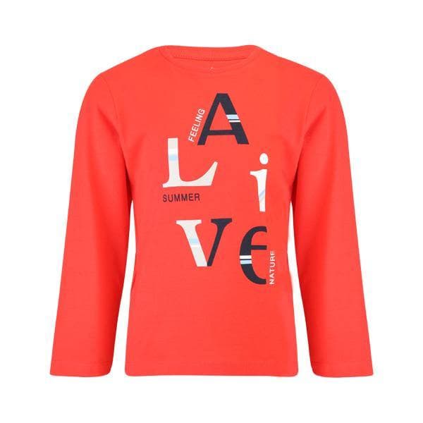 RED L/S ALIVE T-SHIRT