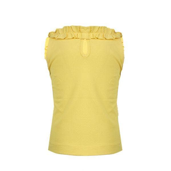 YELLOW HEART PRINT TANK TOP