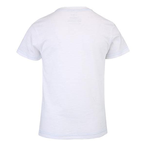 WHITE S/S PRINT TSHIRT