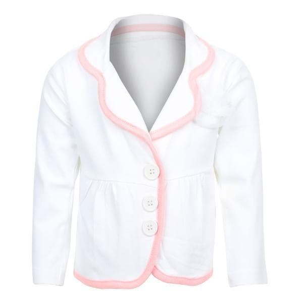 WHITE BABY JACKET
