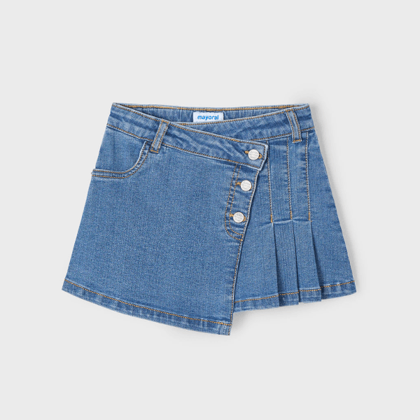 BLUE DENIM SKIRT