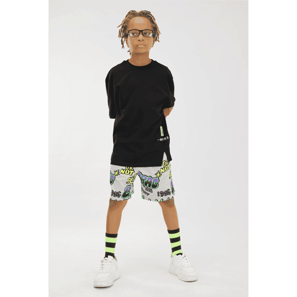 BLACK S/S T-SHIRT