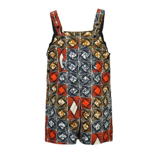 MULTICOLOUR ANKARA PLAYSUIT
