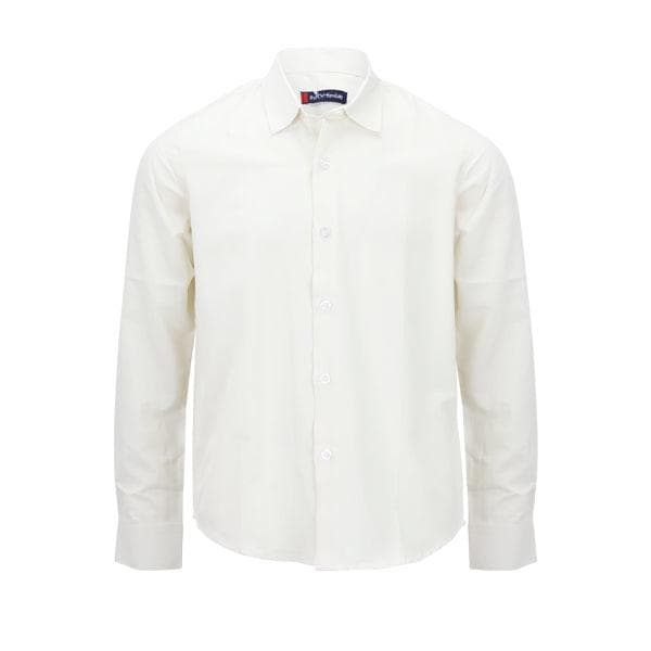 CREAM L/S NORMAL FORMAL SHIRT