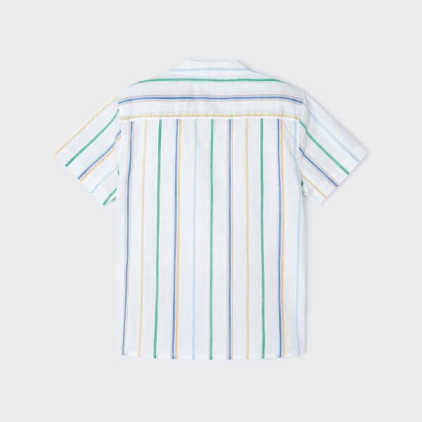 WHITE STRIPE S/S SHIRT