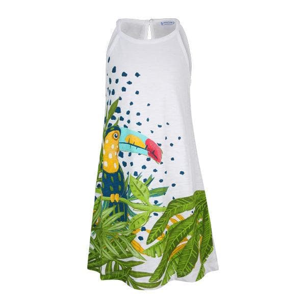 FLORAL SLEEVELESS DRESS