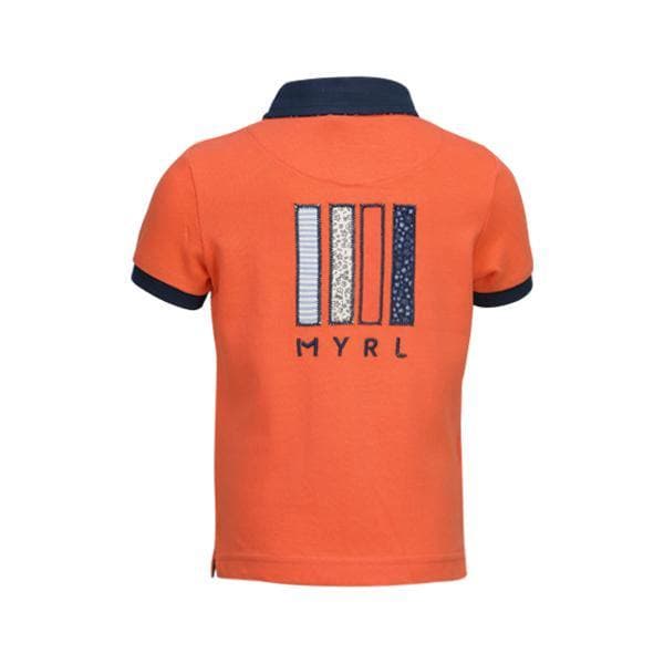 ORANGE SHORT SLEEVE POLO