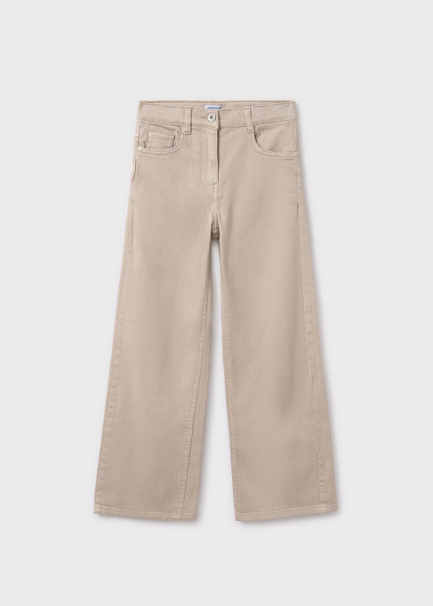 BEIGE TWILL TROUSER