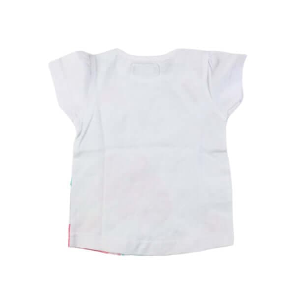 WHITE S/S TROPICAL TOP