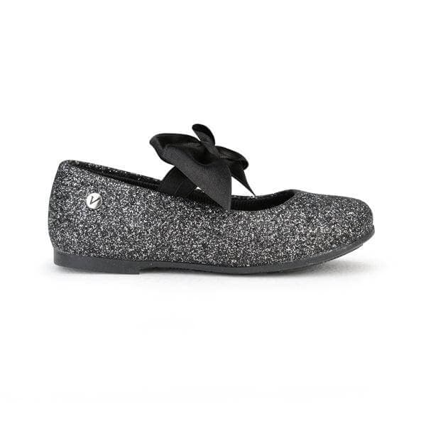 BLACK GLITEERY FORMAL SHOES