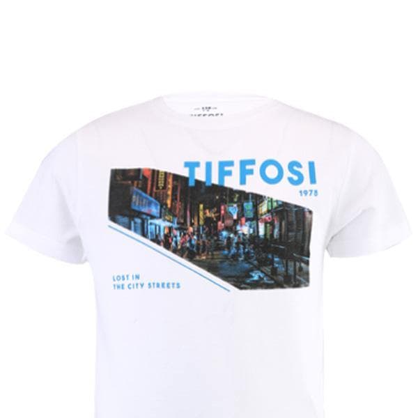 WHITE S/S GRAPHIC TSHIRT
