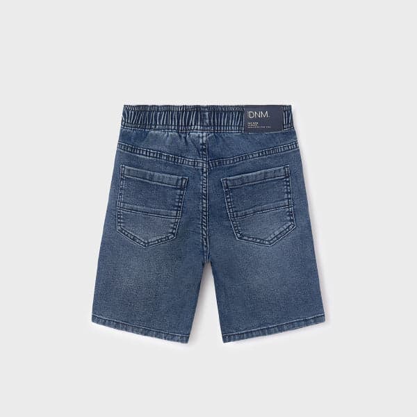 DEEP BLUE DENIM SHORT