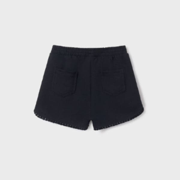 NAVY BLUE CHENILLE SHORT