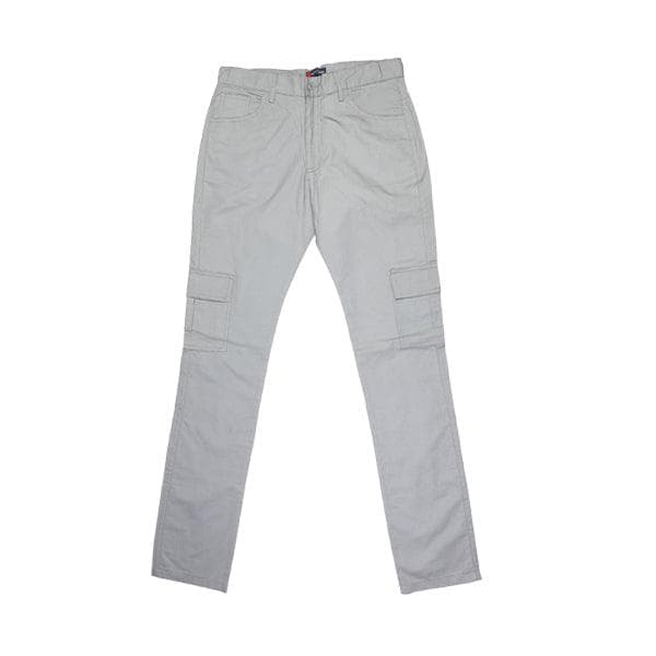 GREY CHINOS CARGO TROUSER