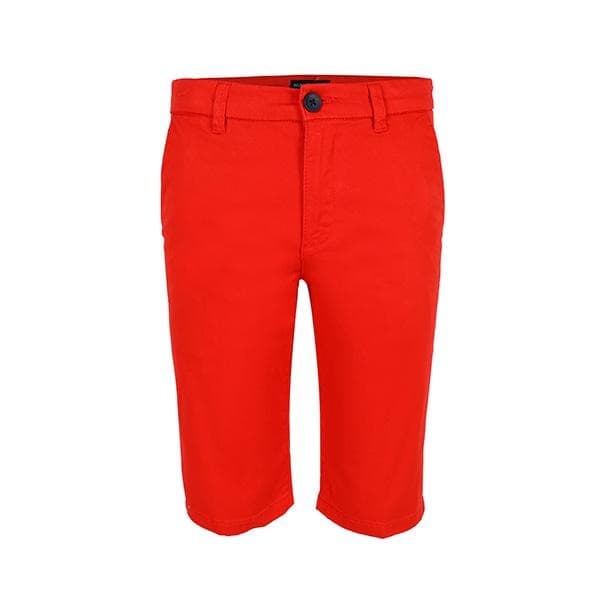 RED BASIC CHINO SHORTS