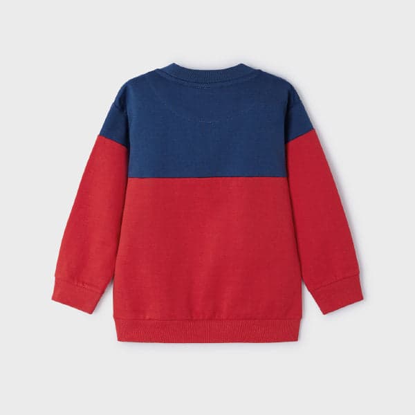 RED AND BLUE PULLOVER